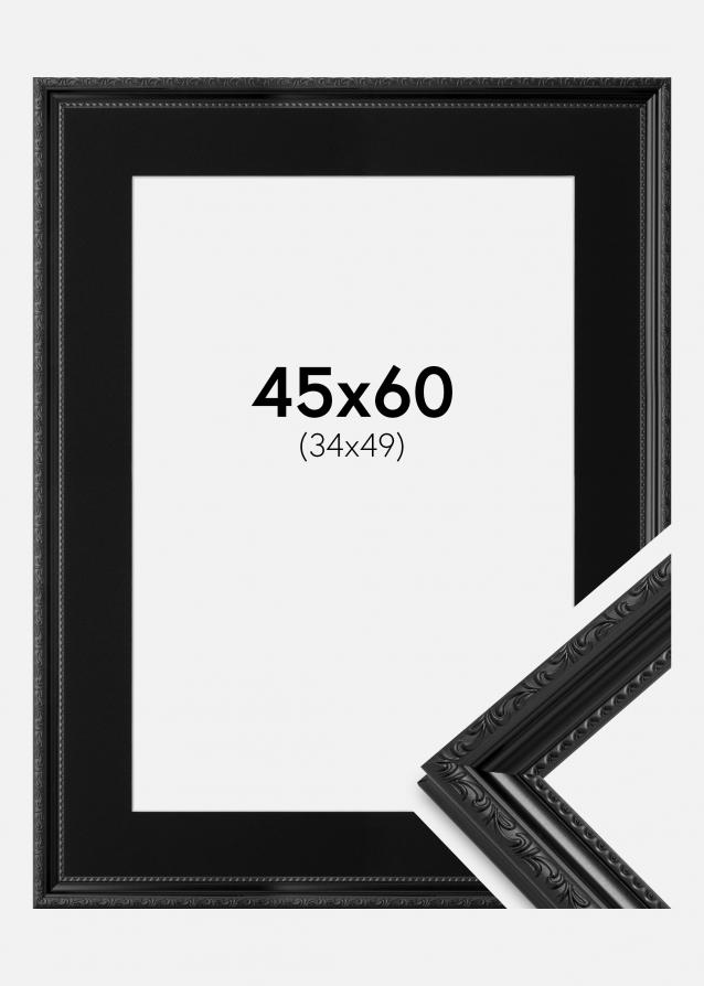 Kehys Abisko Musta 45x60 cm - Paspatuuri Musta 35x50 cm