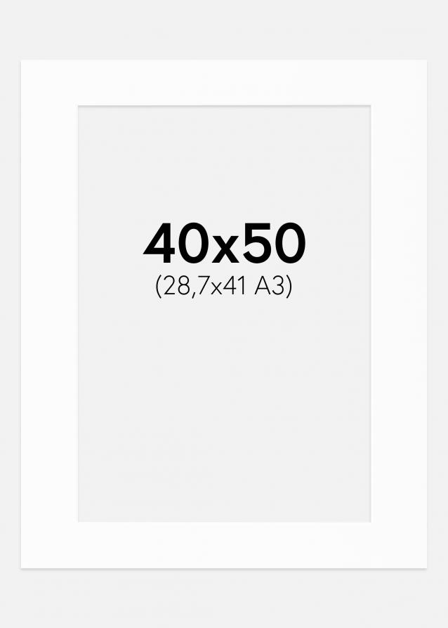 Paspatuuri Canson Valkoinen (Valkoinen keskus) 40x50 cm (28,7x41 - A3)