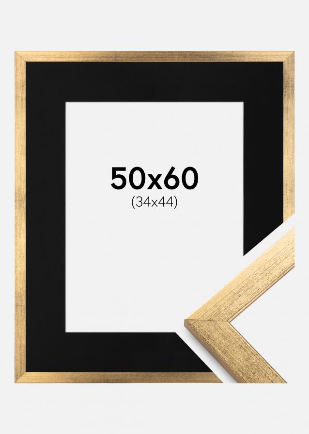 Kehys Stilren Kulta 50x60 cm - Paspatuuri Musta 35x45 cm