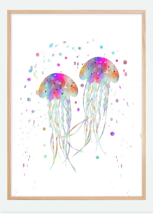 Jellyfishes stingers Juliste