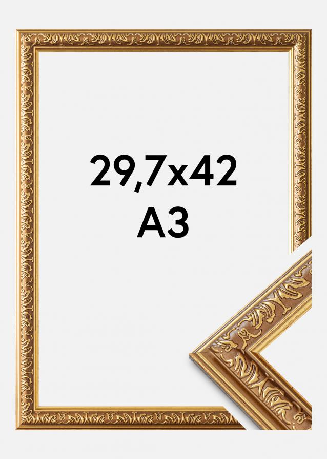 Kehys Swirl Akryylilasi Kulta 29,7x42 cm (A3)