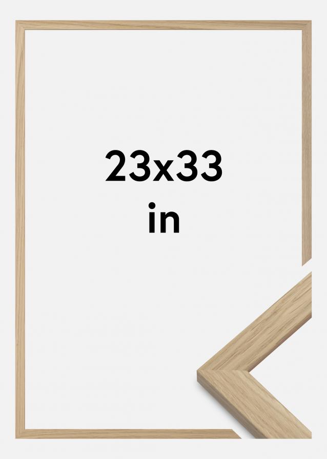 Kehys Oak Wood Akryylilasi 23x33 inches (58,42x83,82 cm)