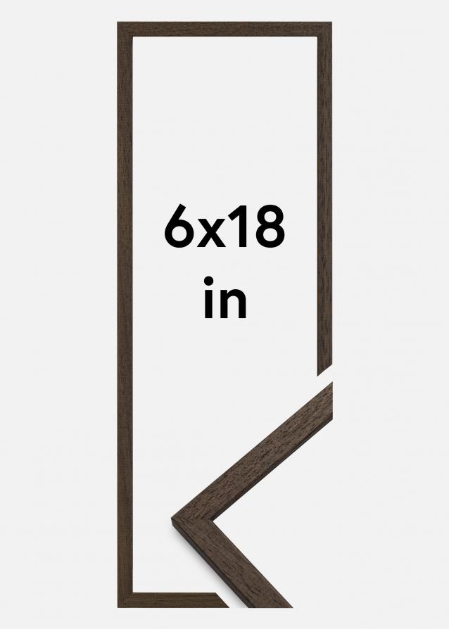 Kehys Edsbyn Akryylilasi Saksanpähkinä 6x18 inches (15,24x45,72 cm)