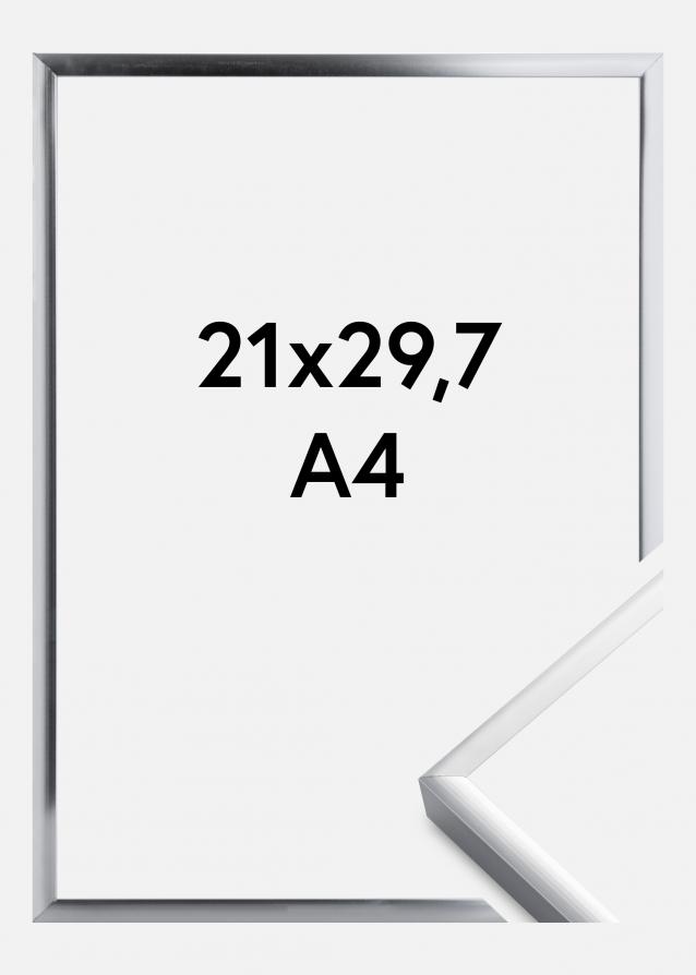 Kehys Poster Frame Aluminum Silver 21x29,7 cm (A4)