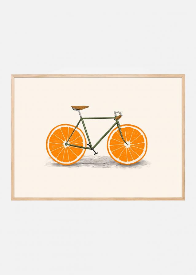 Orange Wheels Juliste