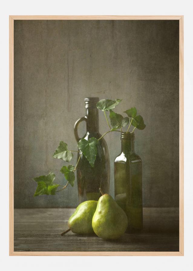 Pears And Bottles Juliste