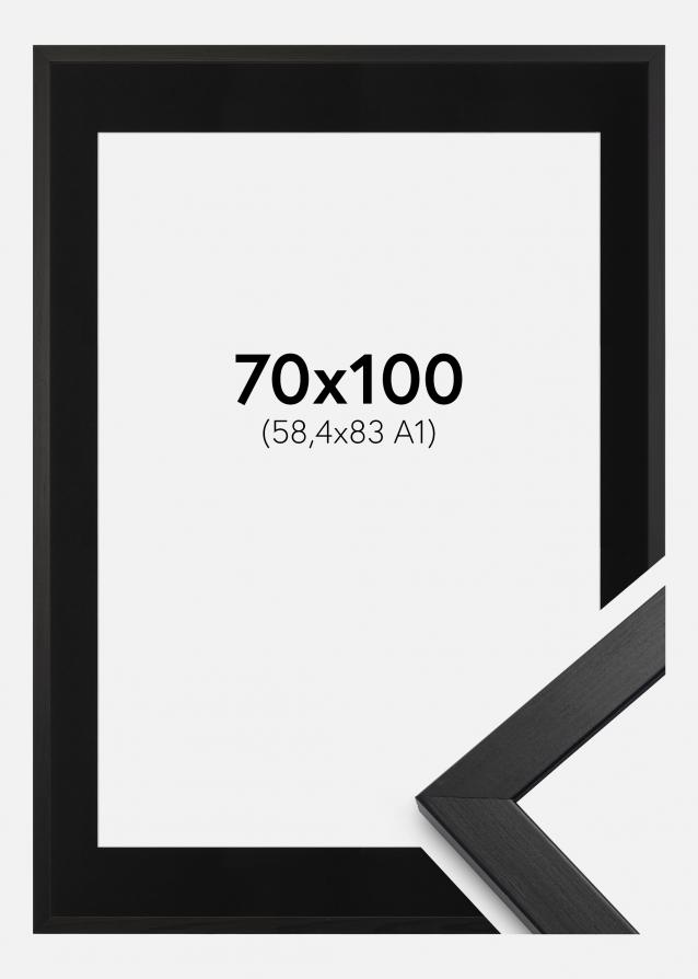 Kehys Stilren Musta 70x100 cm - Paspatuuri Musta 59,4x84 cm