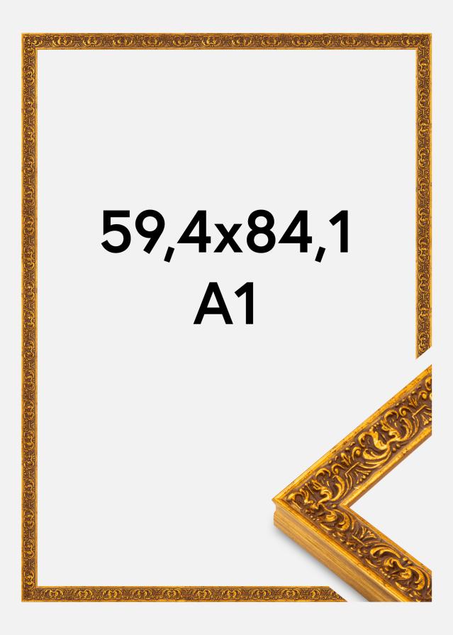 Kehys Amber Akryylilasi Kulta 59,4x84,1 cm (A1)