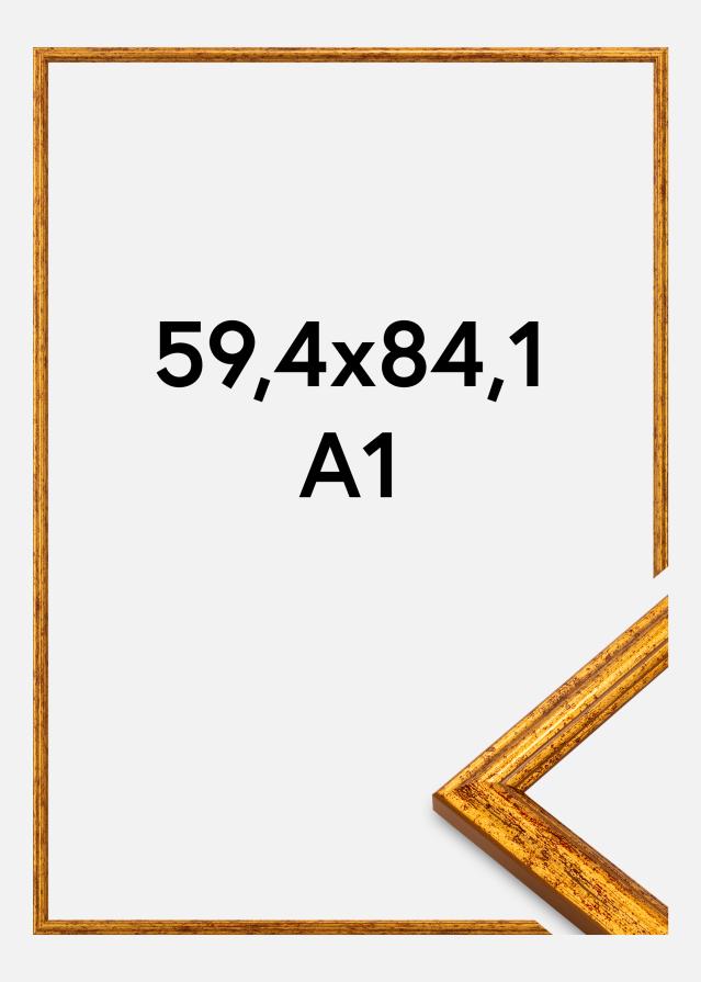Kehys Claudia Akryylilasi Kulta 59,4x84,1 cm (A1)