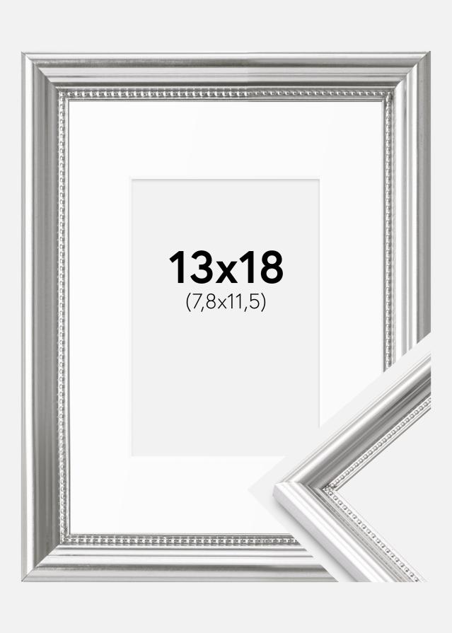 Kehys Gala Hopea 13x18 cm - Passepartout Valkoista B7 88x125 mm