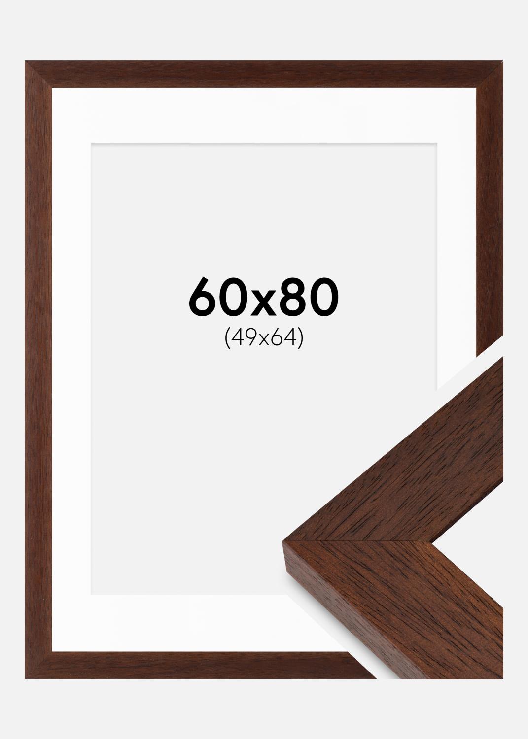 Product Image for Kehys Juno Teak 60x80 cm - Passepartout Valkoista 50x65 cm