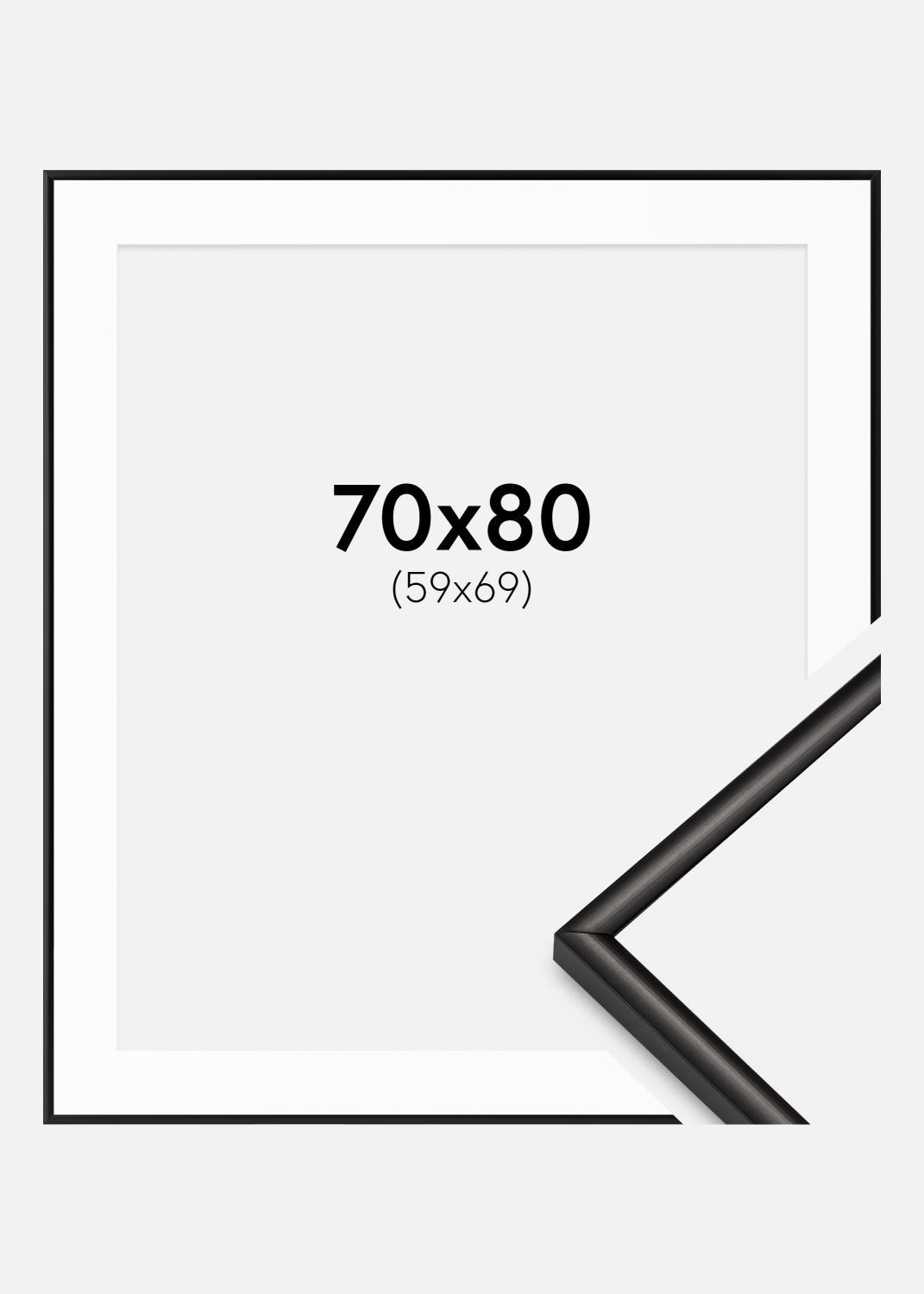 Product Image for Kehys Scandi Matta Musta 70x80 cm - Passepartout Valkoista 60x70 cm