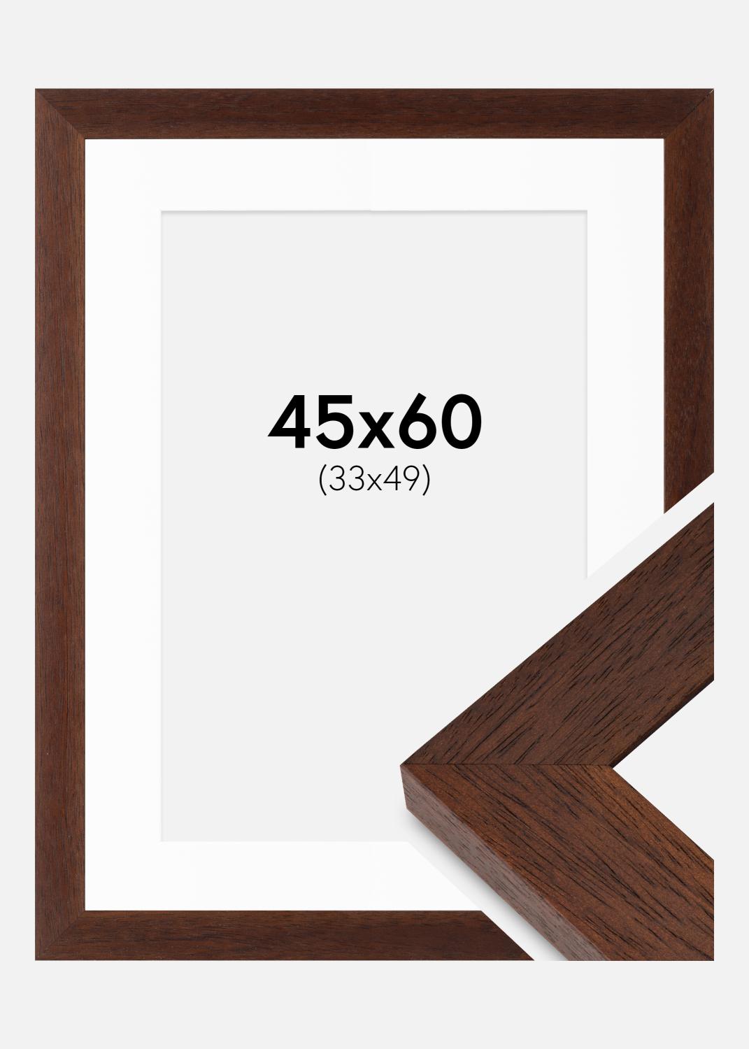 Product Image for Kehys Juno Teak 45x60 cm - Passepartout Valkoista 34x50 cm