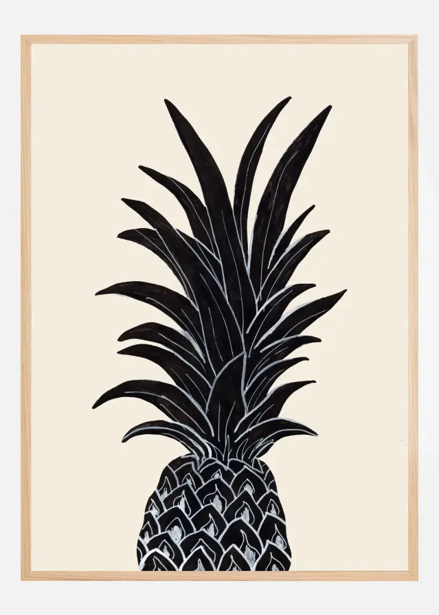 Black Pineapple Juliste