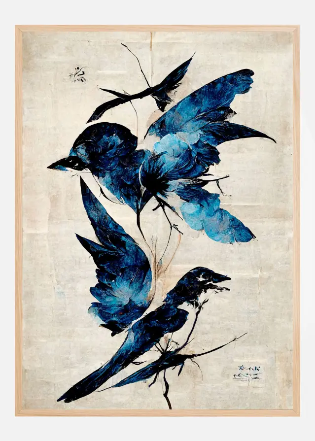 Blue Birds Juliste