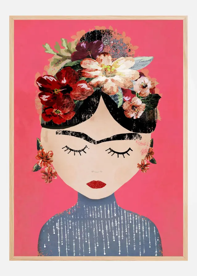 Frida (Pink Version) Juliste