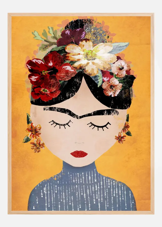 Frida (Yellow Version) Juliste