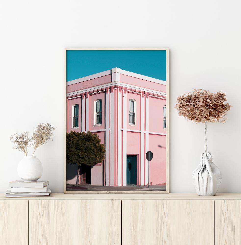 Pink Building Juliste