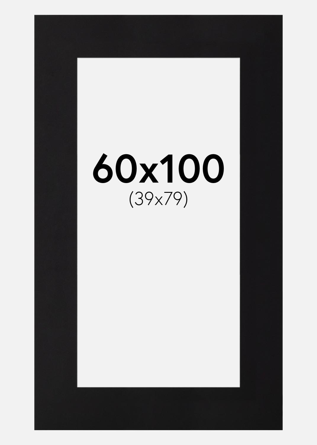 Product Image for Paspatuuri Musta Standard (Valkoinen Keskus) 60x100 cm (39x79)