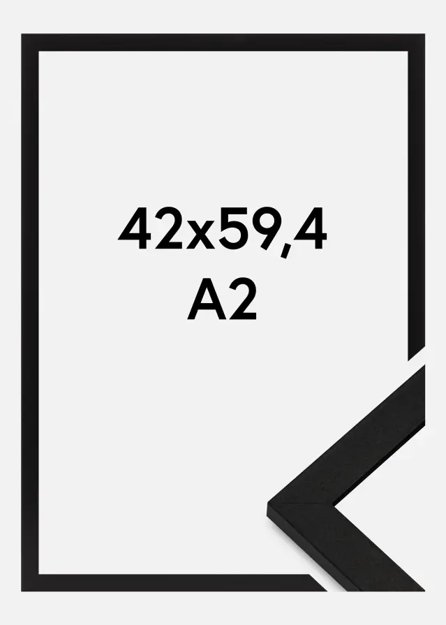 Kehys BGA Classic Akryylilasi Musta 42x59,4 cm (A2)