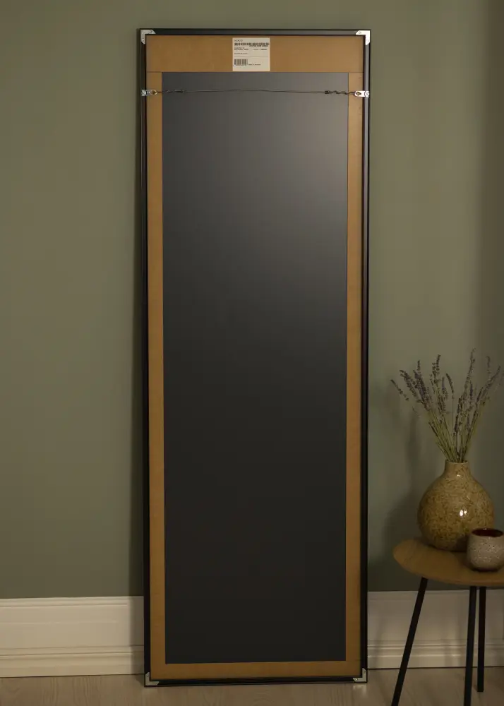 Peili Minimal Black 55x160 cm