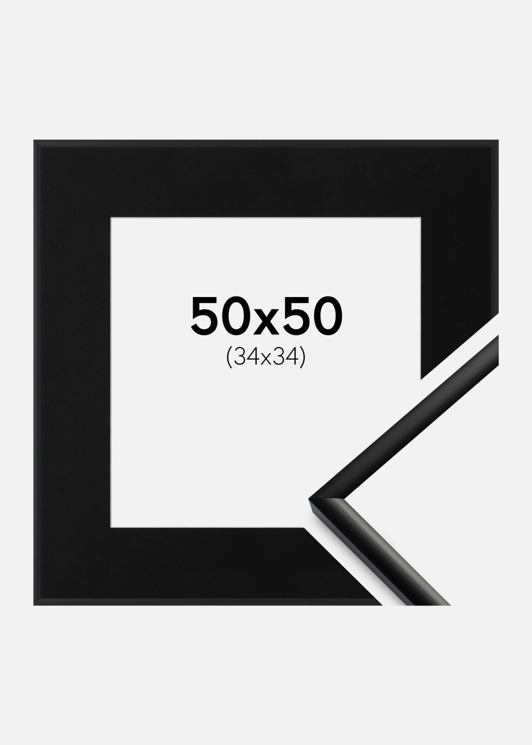 Product Image for Kehys New Lifestyle Matta Musta 50x50 cm - Passepartout Musta 35x35 cm