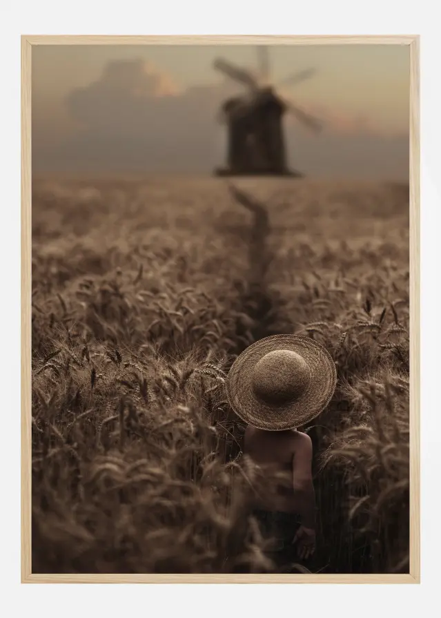 The Boy In The Field Juliste