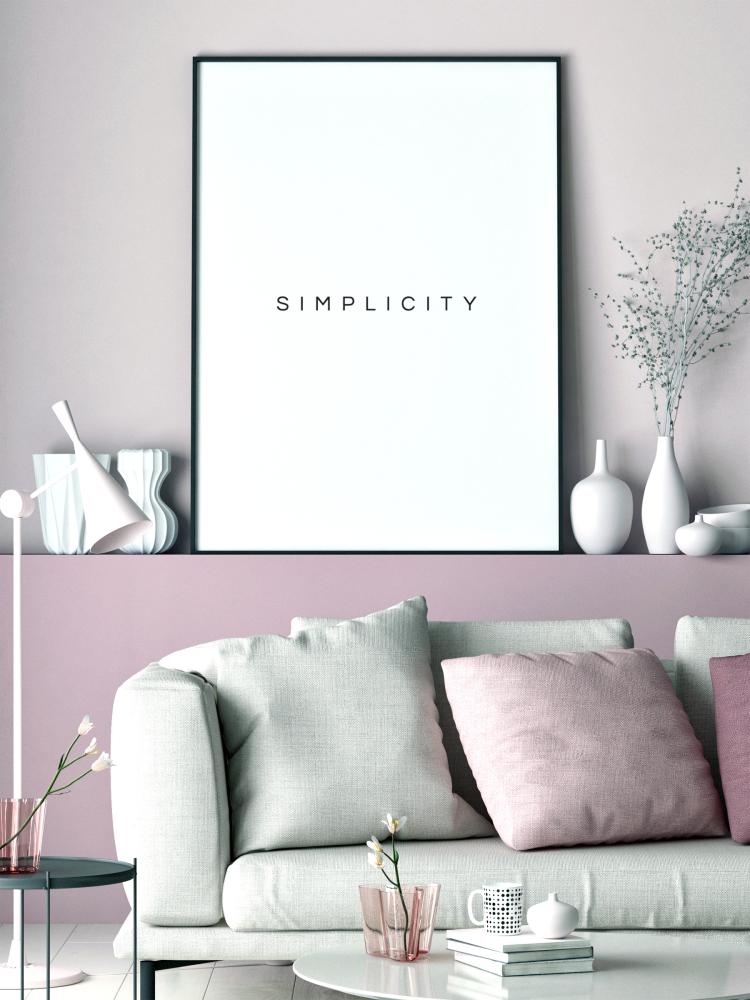 Simplicity Poster Juliste