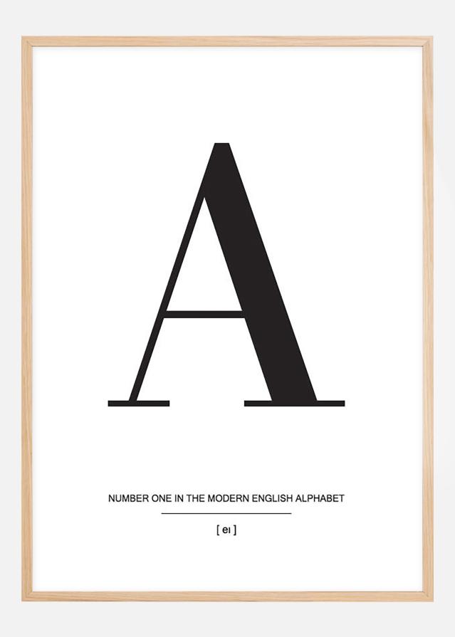 Letter A Juliste