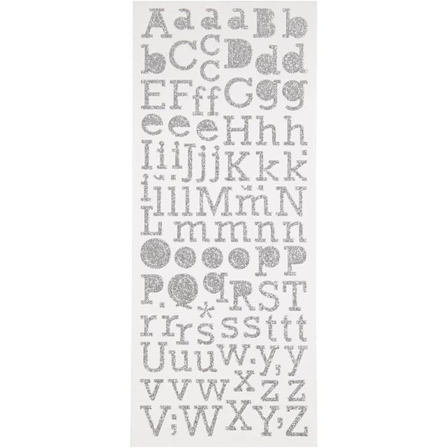 Focus Glitterstickers Hopea Letters