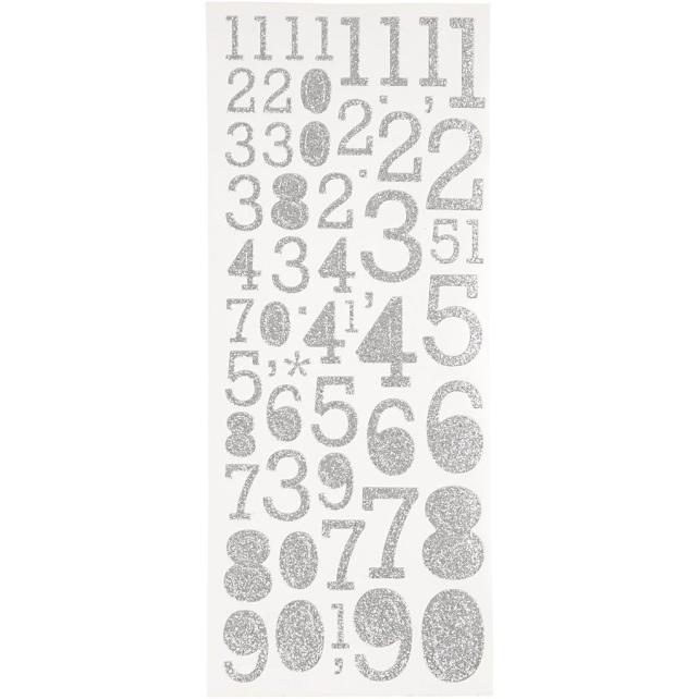 Focus Glitterstickers Hopea Numbers