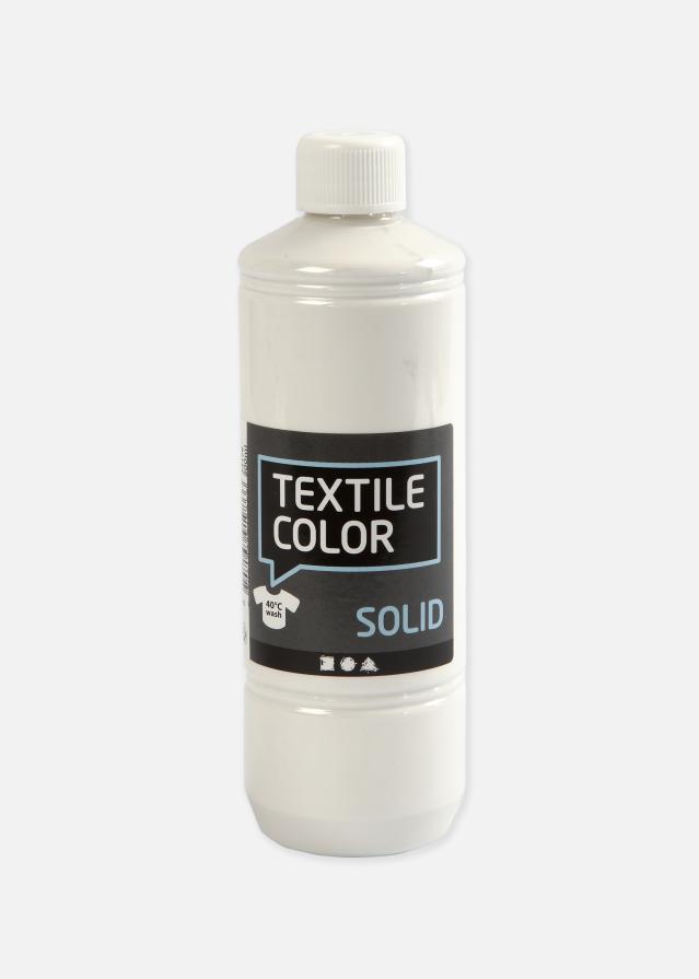 Textile Solid Kangasväri Peittävä Valkoinen 500 ml