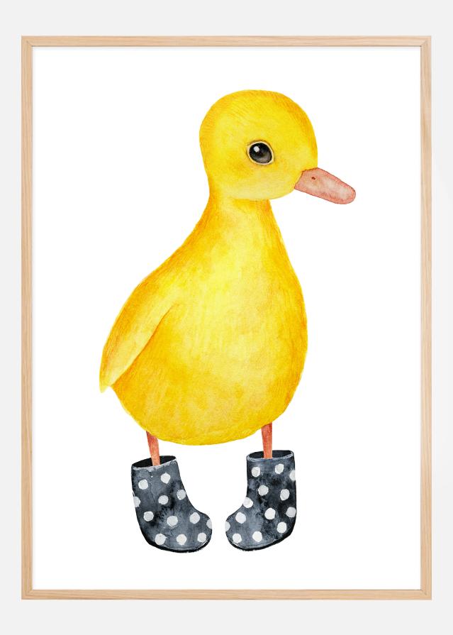 Duck in shoes Juliste