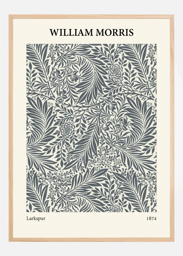 William Morris - Larkspur 3 Juliste