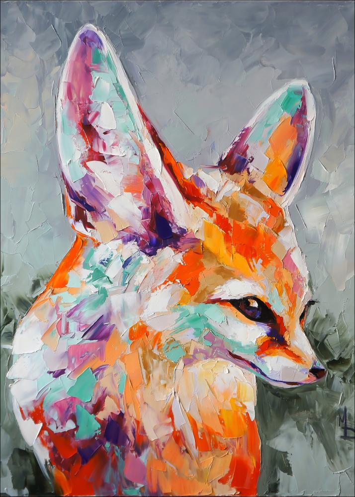 Fox Painting Juliste