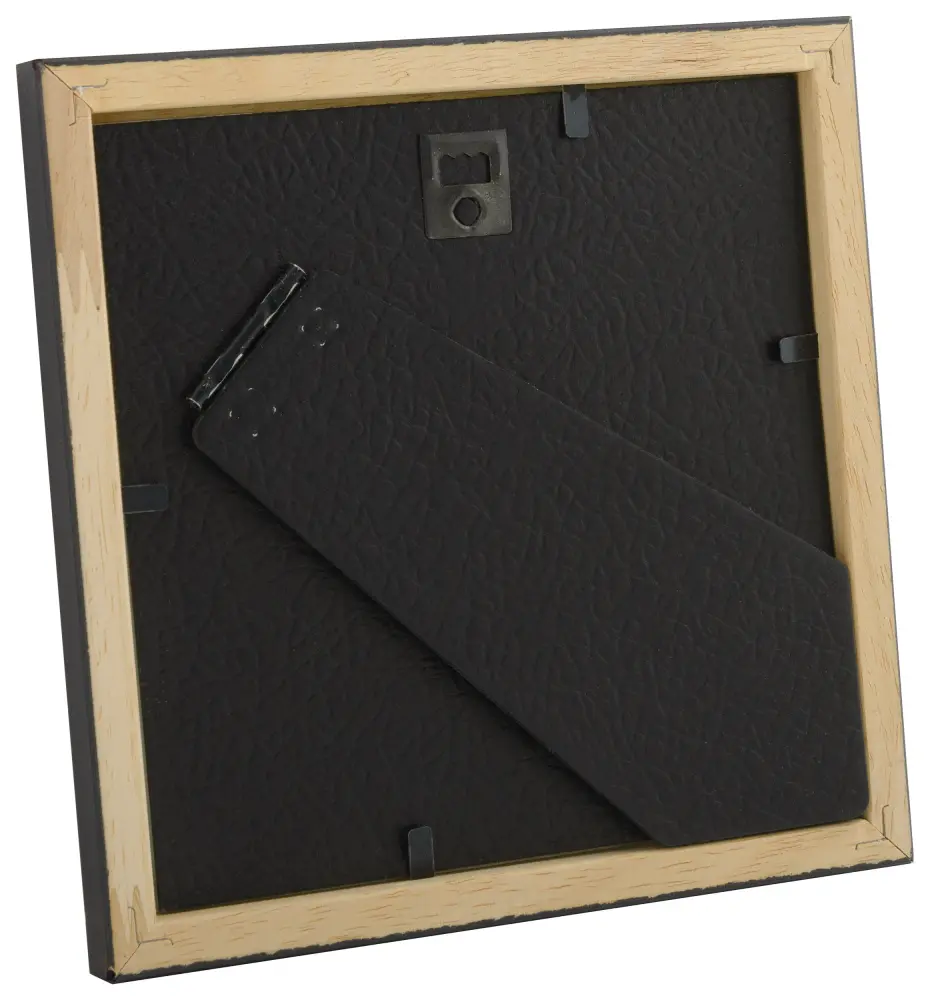 Kehys Slim Matta heijastamaton lasi Musta 15x15 cm