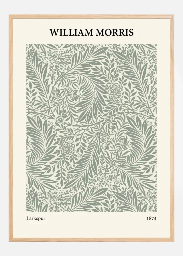 William Morris - Larkspur 4 Juliste