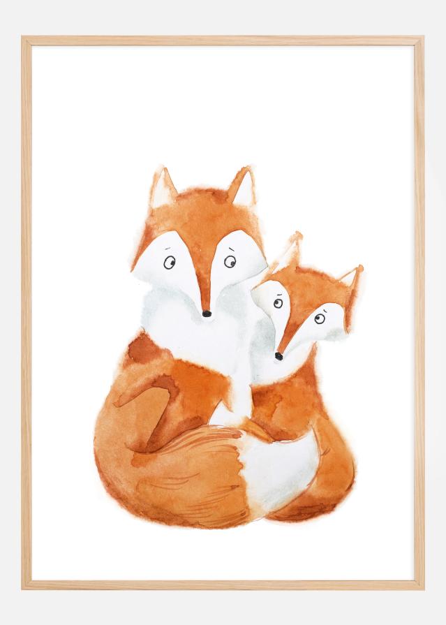 Fox Family Juliste