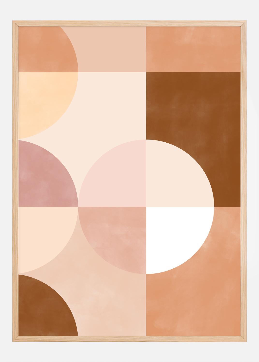 Product Image for Soft Pink Circles Juliste (21x29.7 cm (A4))