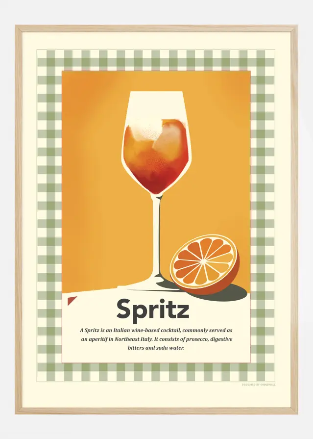 Spritz retro print Juliste