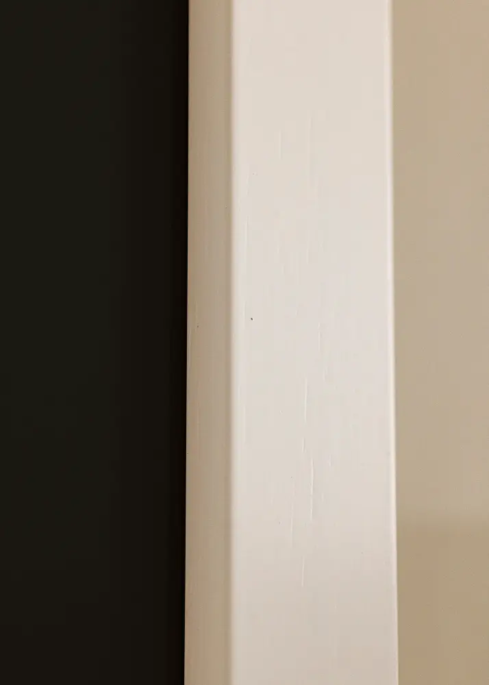 Kehys White Wood 70x90 cm - Passepartout Musta 55x70 cm