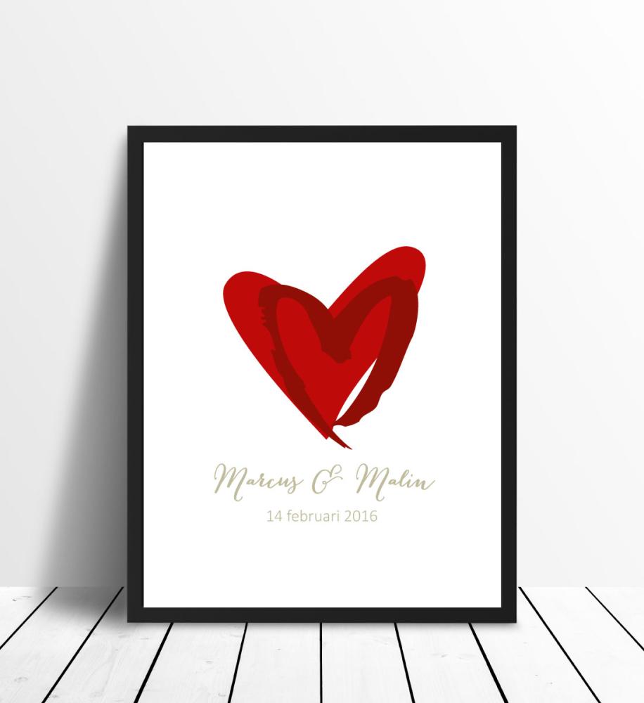 Love Weddingposter Red