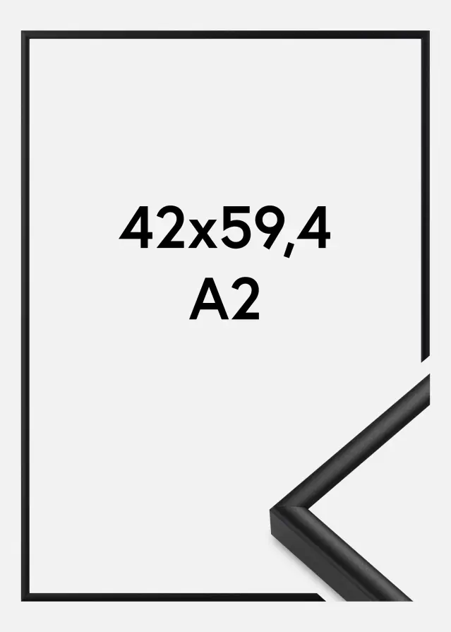 Kehys Nielsen Premium Classic Matta Musta 42x59,4 cm (A2)
