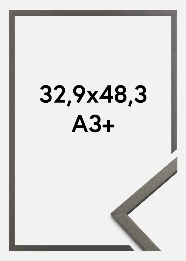 Kehys Edsbyn Grafiitti 32,9x48,3 cm (A3+)