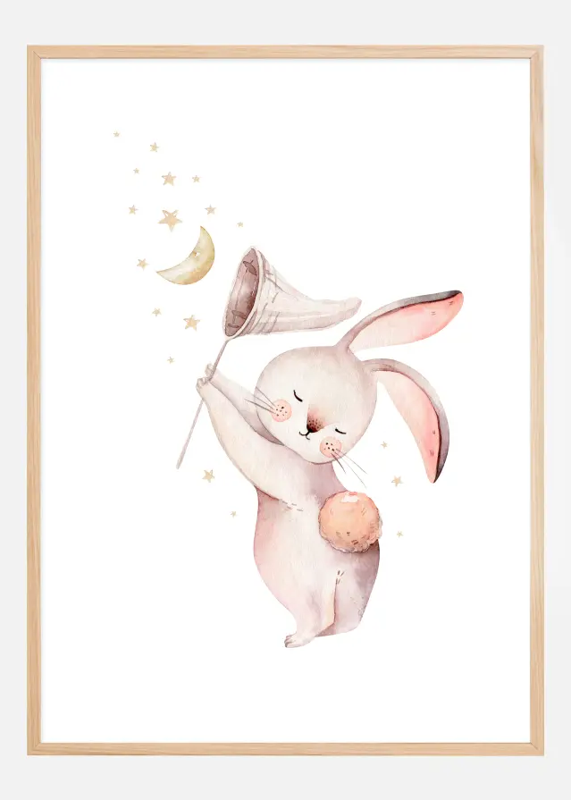 Rabbit catches the moon Juliste