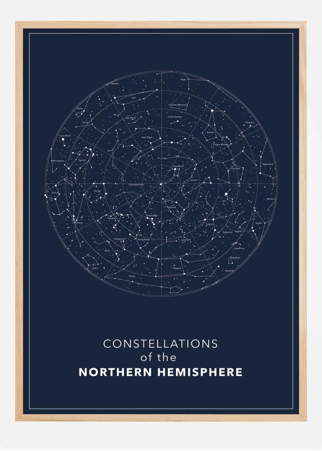 Northern hemisphere Dark Juliste