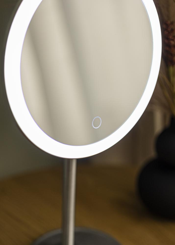 KAILA Meikkipeili Pillar LED Magnifying 20 cm Ø