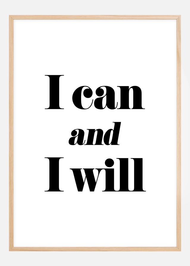 I can and I will Juliste