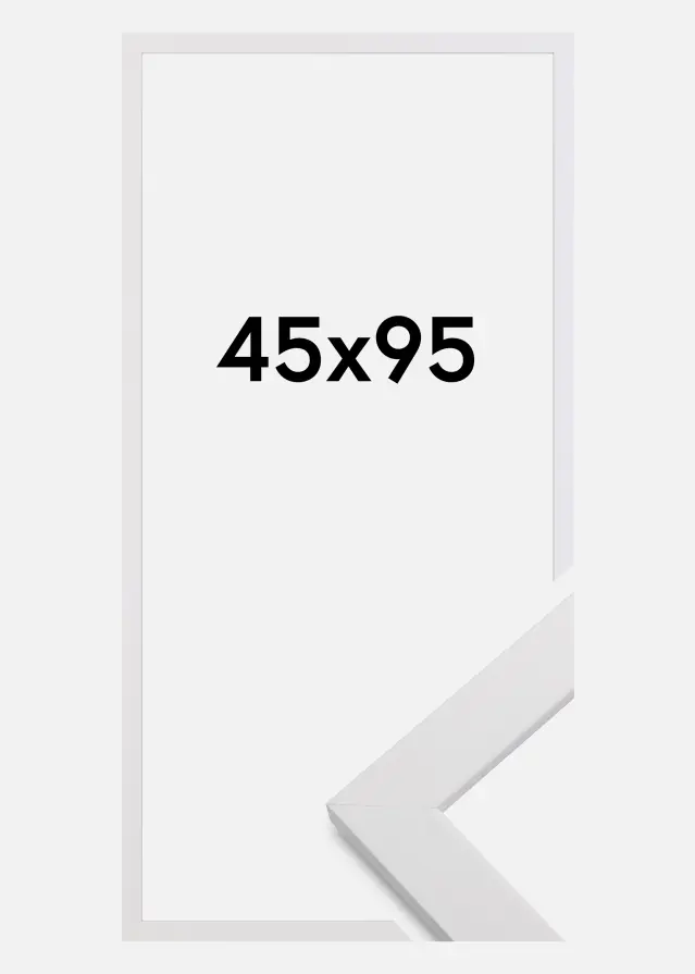 Kehys White Wood Akryylilasi 45x95 cm