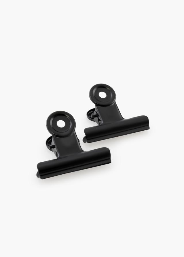 KAILA Poster Clip Black 50 mm - 2-p